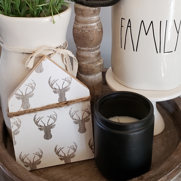 Handmade wooden house accent decor - Picture 2 of 2